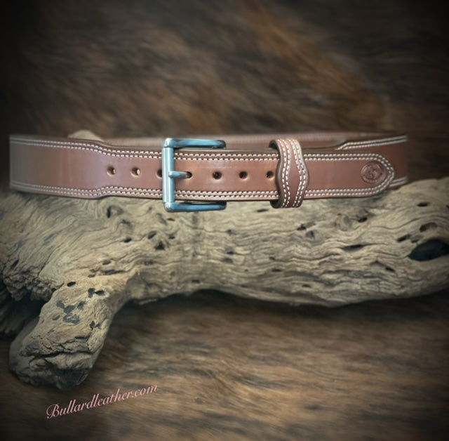 1.5 Double Thick Ranger Carry Belt – Bullard Leather Mfg.