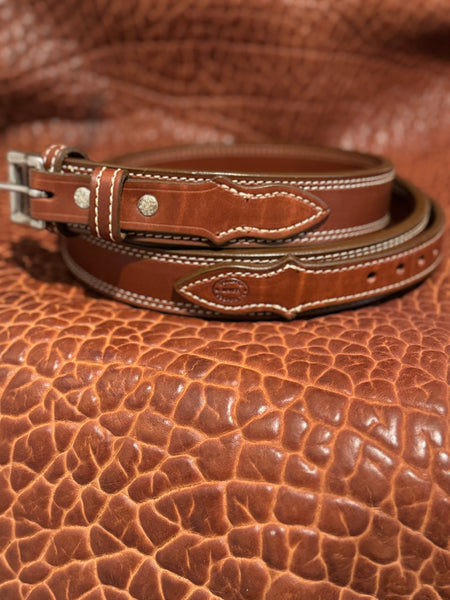 IN-STOCK 1.5” Ranger Double Thick Carry Belt 1” Billets Size 34”Saddle Brown