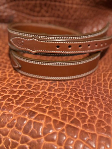 IN-STOCK 1.5” Double Thick Ranger Carry Belt 1” Billets Size 36 Saddle Brown