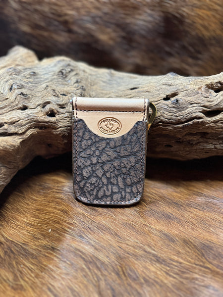 Genuine African Wildebeest Cowboy Wallet Chocolate – Bullard Leather Mfg.