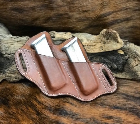 A CUSTOM FIT TO YOUR GUN-DOUBLE SLANT MAG HOLDER
