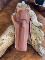 IN-STOCK Cowboy Crossdraw Colt New Python 5.5" Right Hand  Rough Out Saddle Brown