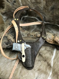 A CUSTOM FIT TO YOUR GUN-SHOULDER HARNESS & HOLSTER