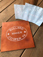 Bullard Leather Decal